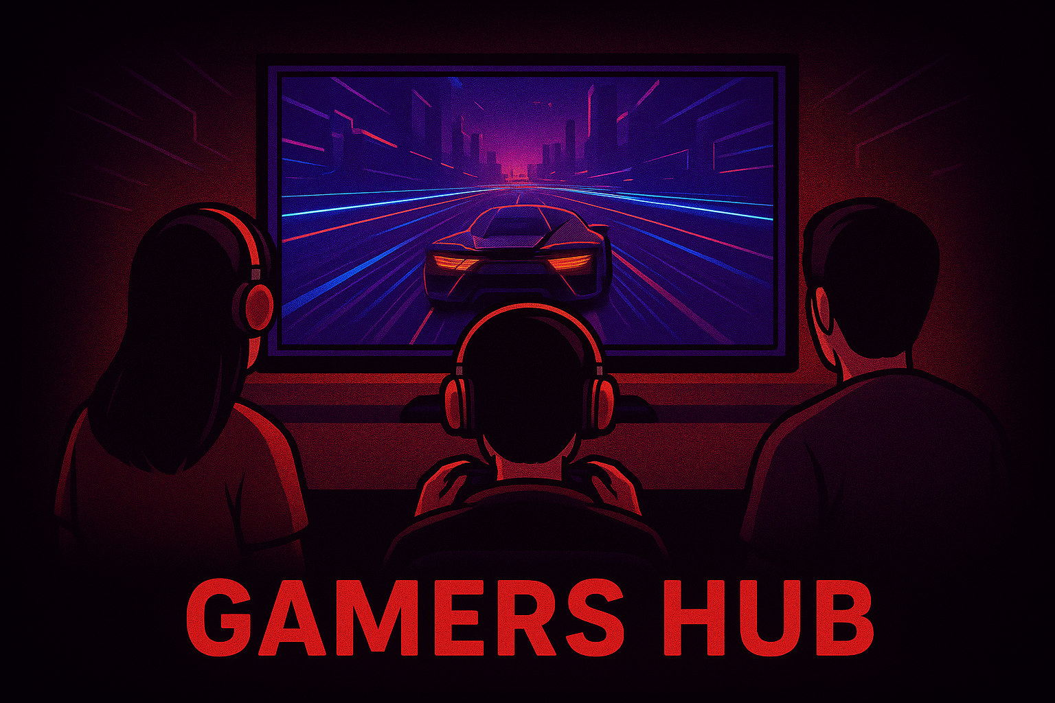 Gamers Hub Illustration